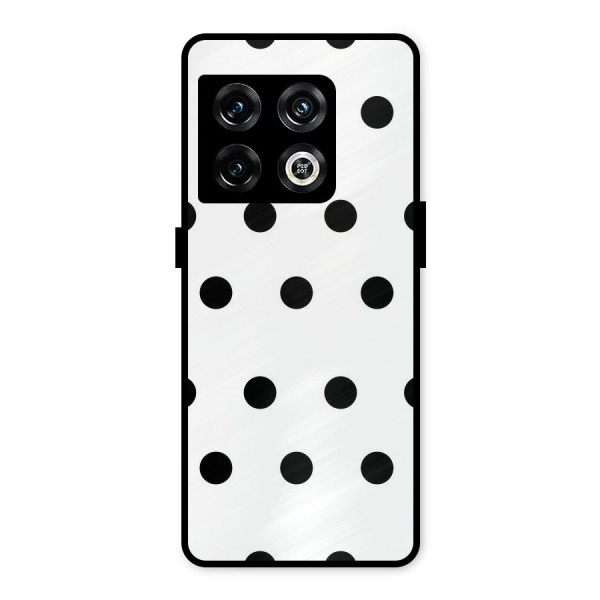 Royal Polka Dots Metal Back Case for OnePlus 10 Pro 5G