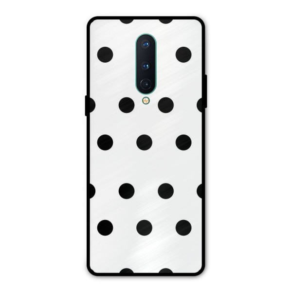 Royal Polka Dots Metal Back Case for OnePlus 8