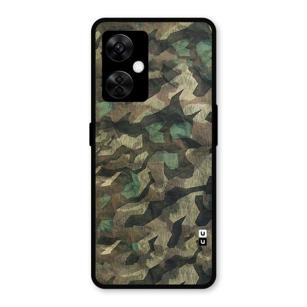 Rugged Army Metal Back Case for OnePlus Nord CE 3 Lite
