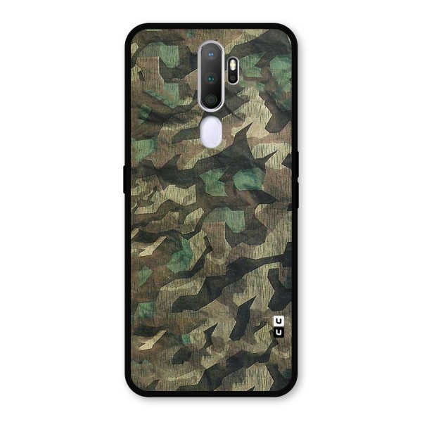 Rugged Army Metal Back Case for Oppo A9 (2020)