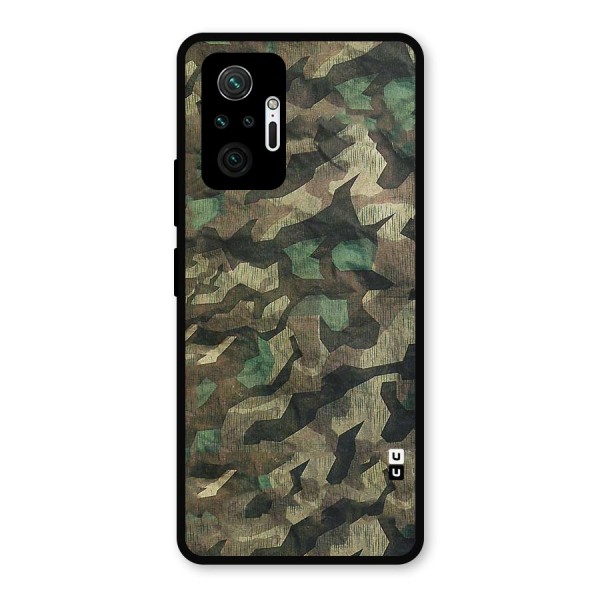 Rugged Army Metal Back Case for Redmi Note 10 Pro