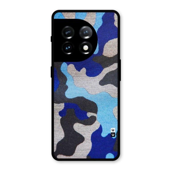 Rugged Camouflage Metal Back Case for OnePlus 11