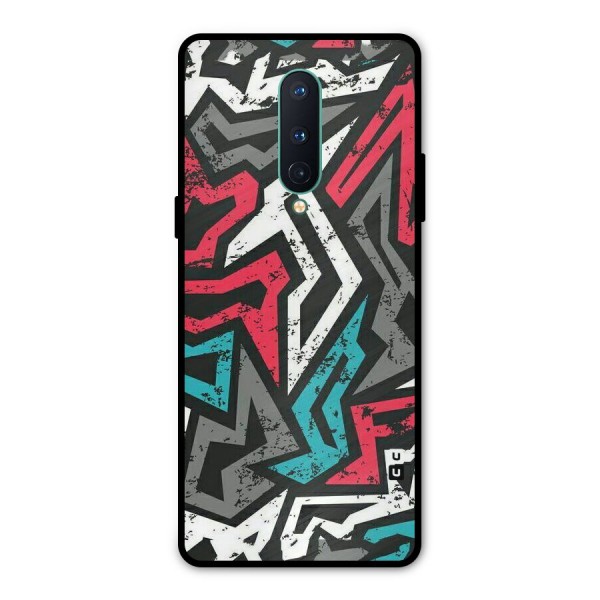 Rugged Strike Abstract Metal Back Case for OnePlus 8