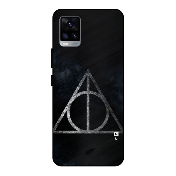 Rugged Triangle Design Metal Back Case for Vivo V20 2021