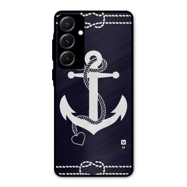 Sail Anchor Metal Back Case for Galaxy A55