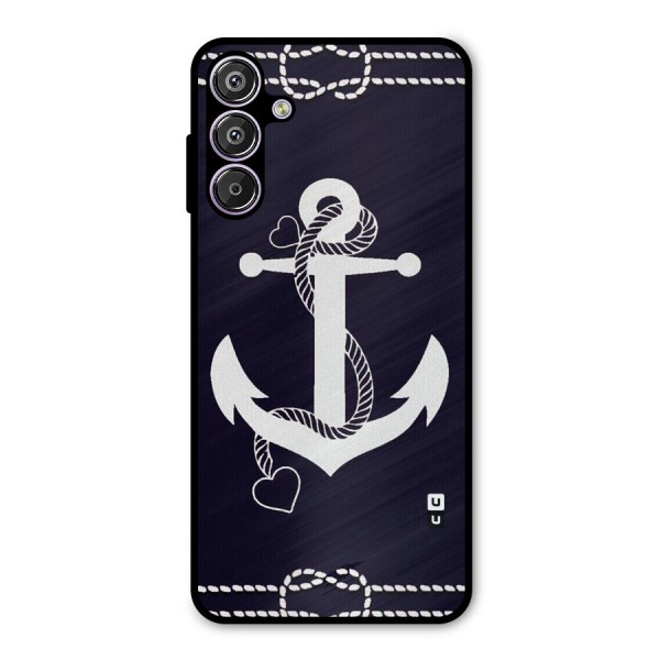 Sail Anchor Metal Back Case for Galaxy M15