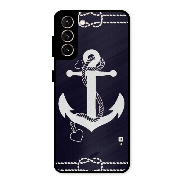 Sail Anchor Metal Back Case for Galaxy S21 5G