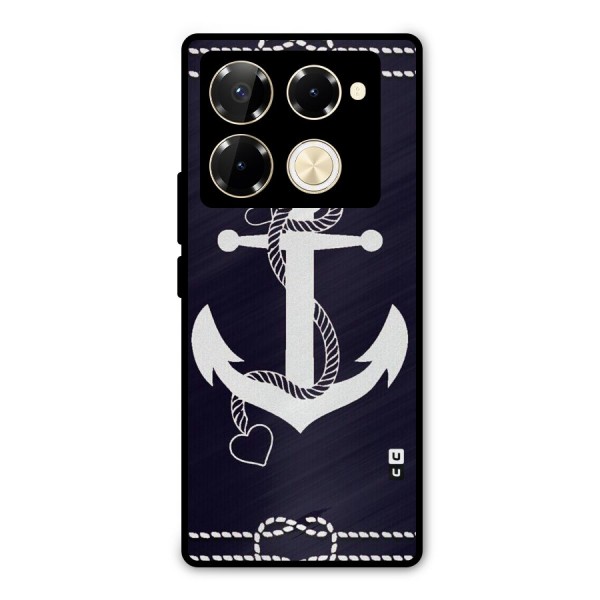 Sail Anchor Metal Back Case for Infinix Note 40 Pro
