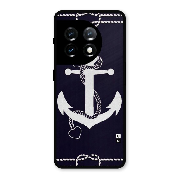 Sail Anchor Metal Back Case for OnePlus 11