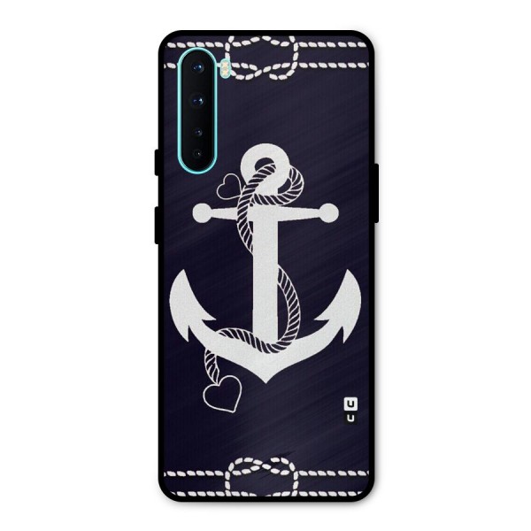 Sail Anchor Metal Back Case for OnePlus Nord