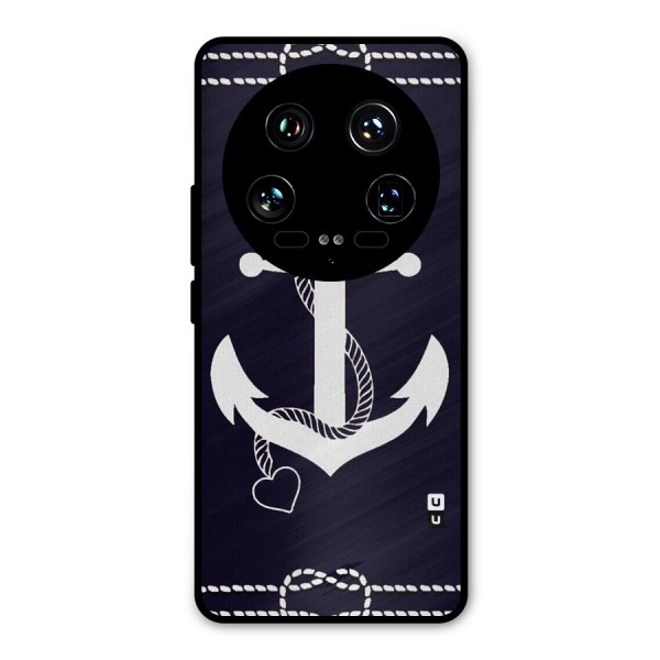 Sail Anchor Metal Back Case for Xiaomi 14 Ultra