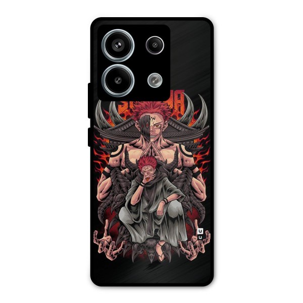 Sakuna King Metal Back Case for Redmi Note 13 Pro 5G