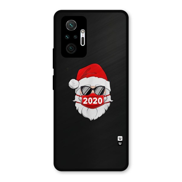 Santa 2020 Metal Back Case for Redmi Note 10 Pro