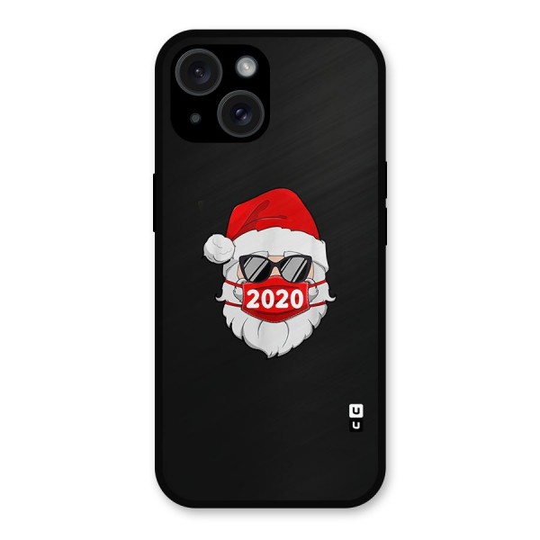 Santa 2020 Metal Back Case for iPhone 15