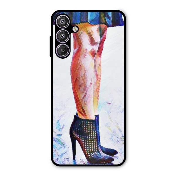 Sassy Heels Metal Back Case for Galaxy M15