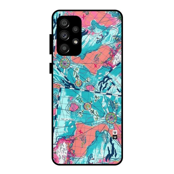 Sea Adventure Metal Back Case for Galaxy A73 5G