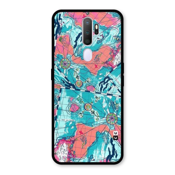 Sea Adventure Metal Back Case for Oppo A9 (2020)