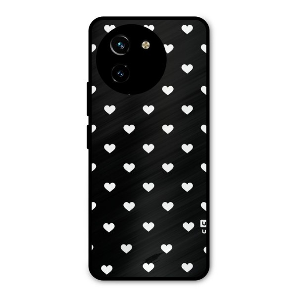 Seamless Hearts Pattern Metal Back Case for Vivo Y200i