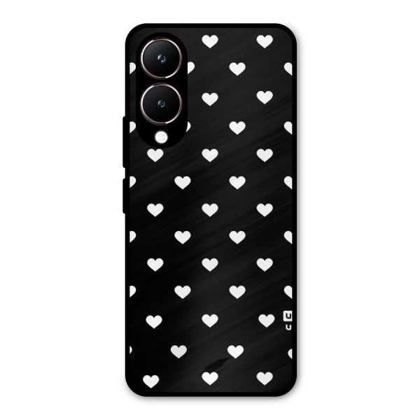 Seamless Hearts Pattern Metal Back Case for Vivo Y28