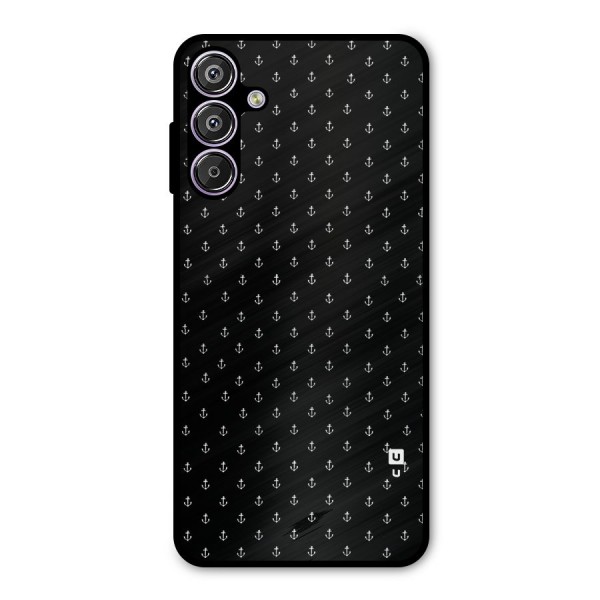 Seamless Small Anchors Pattern Metal Back Case for Galaxy M15