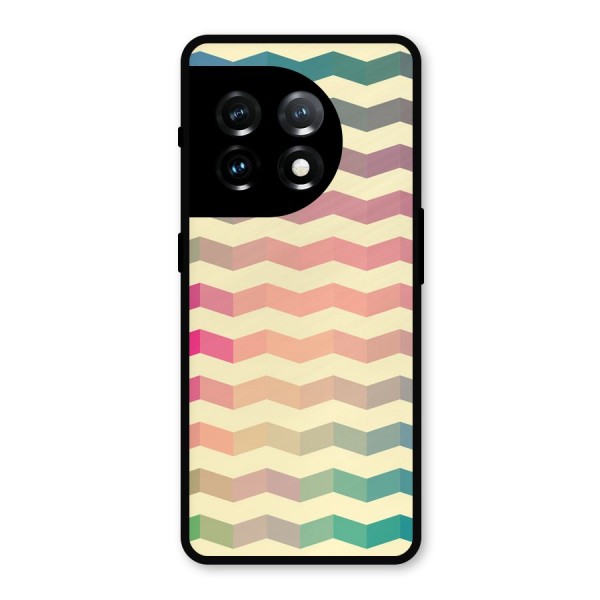 Seamless ZigZag Design Metal Back Case for OnePlus 11
