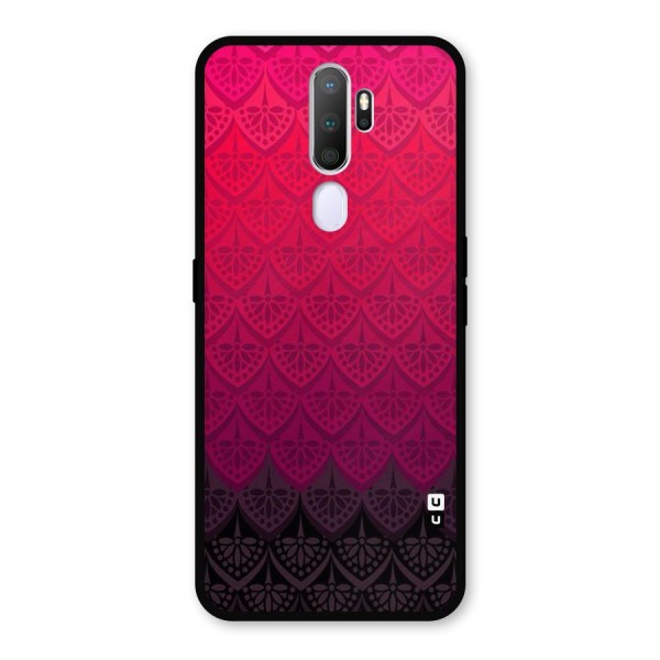 Shades Red Design Metal Back Case for Oppo A9 (2020)