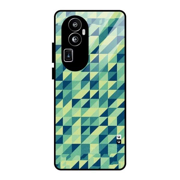 Shady Green Glass Back Case for Oppo Reno10 Pro Plus