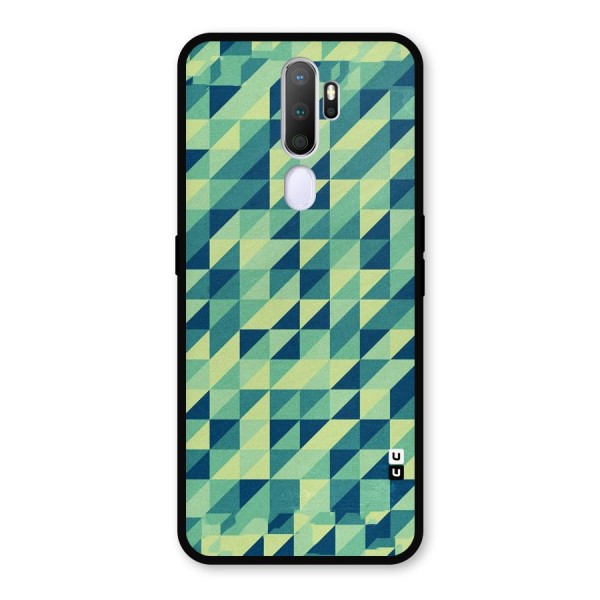 Shady Green Metal Back Case for Oppo A9 (2020)