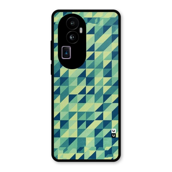 Shady Green Metal Back Case for Oppo Reno10 Pro Plus