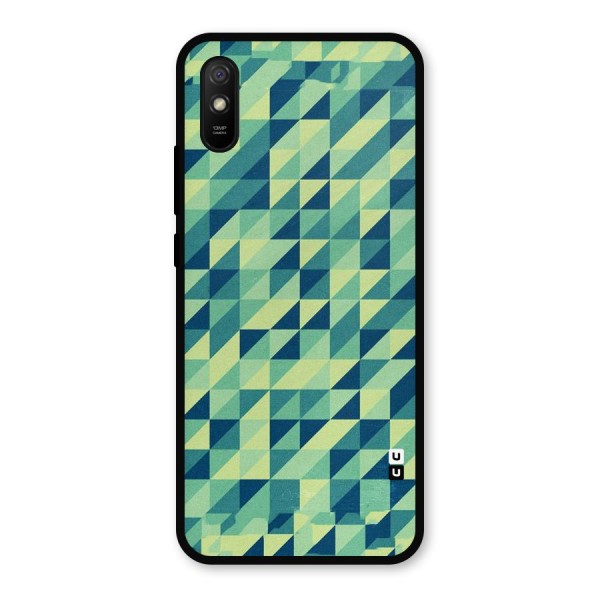 Shady Green Metal Back Case for Redmi 9i