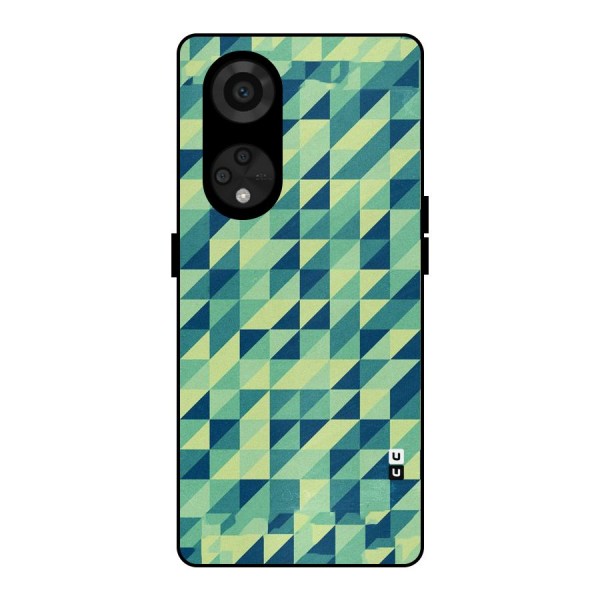Shady Green Metal Back Case for Reno8 T 5G