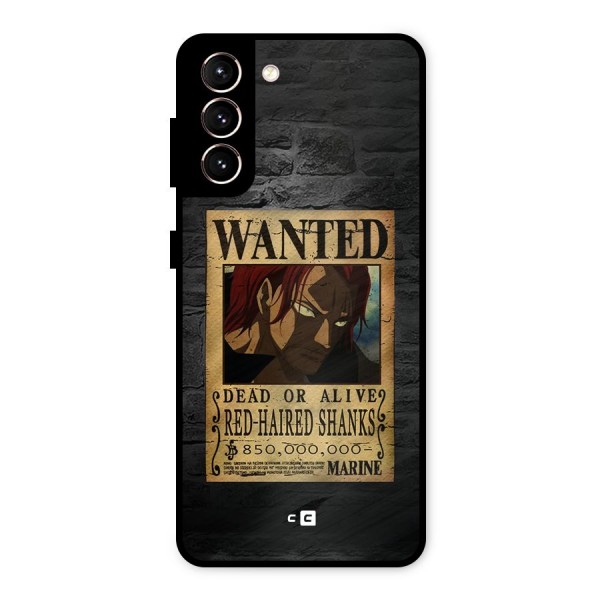 Shanks Wanted Metal Back Case for Galaxy S21 5G