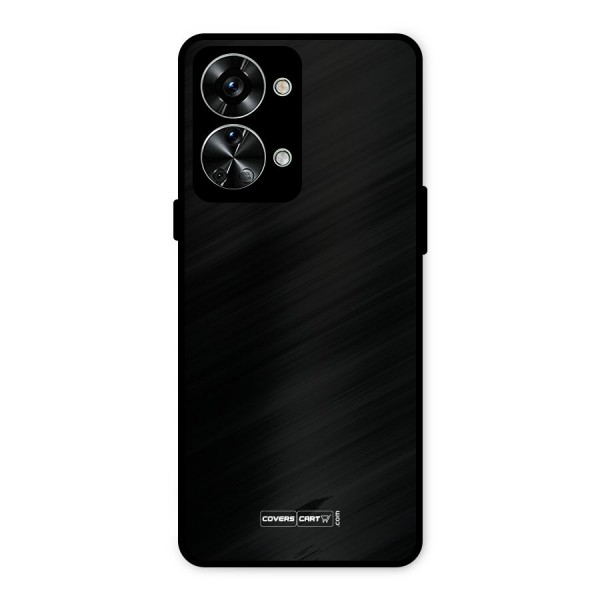 Simple Black Metal Back Case for OnePlus Nord 2T