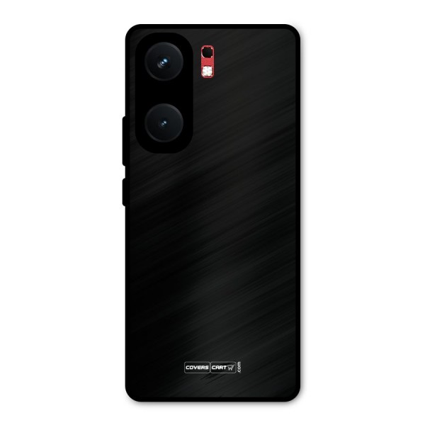 Simple Black Metal Back Case for iQOO Neo 9 Pro