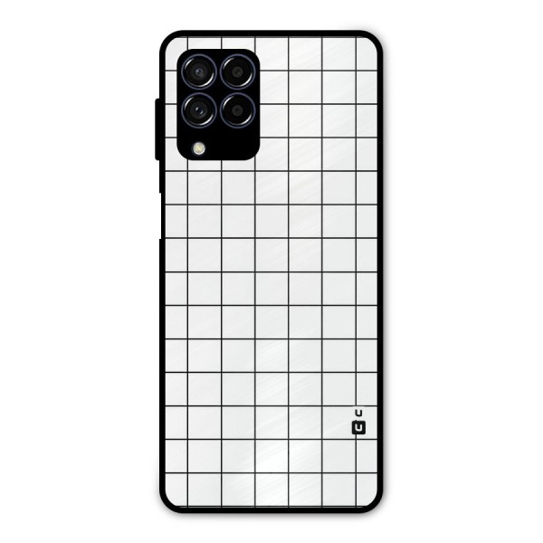 Simple Checks Metal Back Case for Galaxy M53 5G