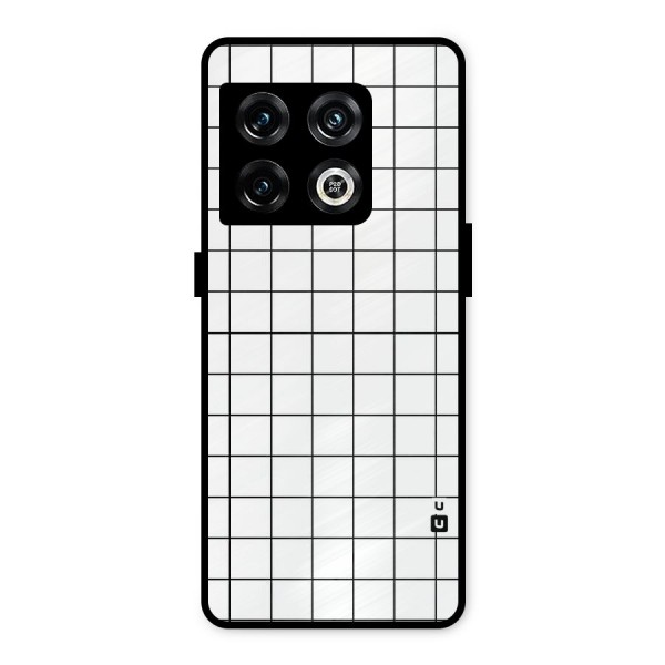 Simple Checks Metal Back Case for OnePlus 10 Pro 5G