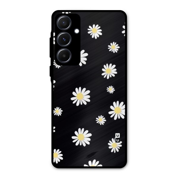 Simple Sunflowers Pattern Metal Back Case for Galaxy A55