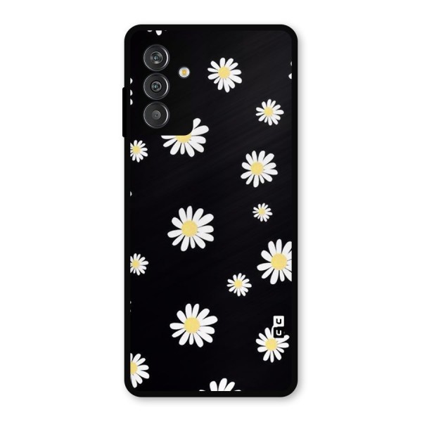 Simple Sunflowers Pattern Metal Back Case for Galaxy F13