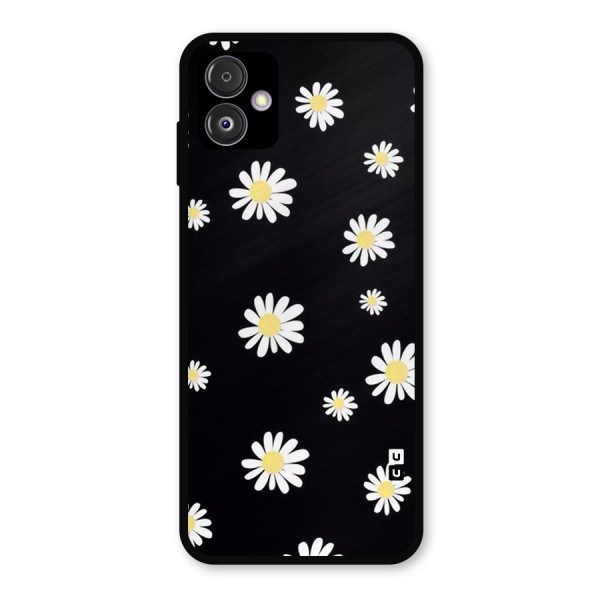 Simple Sunflowers Pattern Metal Back Case for Galaxy F14