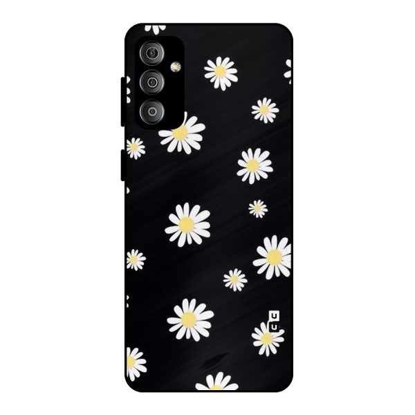 Simple Sunflowers Pattern Metal Back Case for Galaxy F23