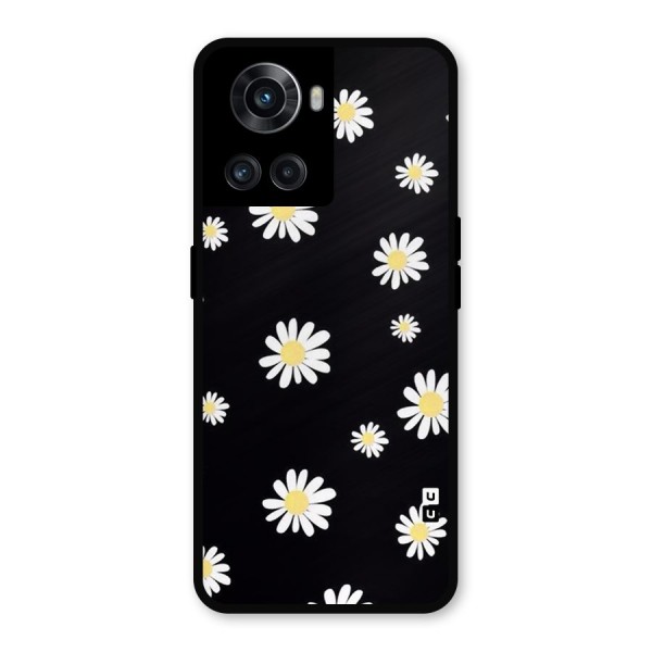 Simple Sunflowers Pattern Metal Back Case for OnePlus 10R