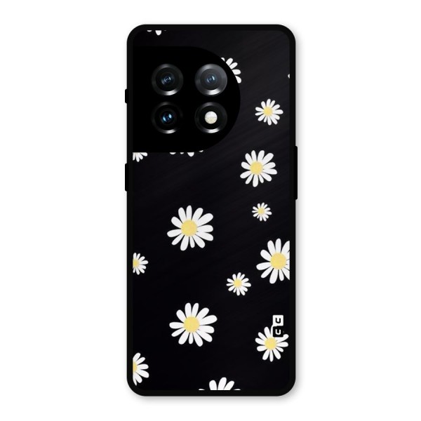 Simple Sunflowers Pattern Metal Back Case for OnePlus 11