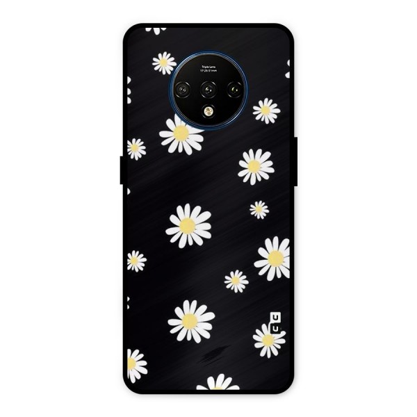 Simple Sunflowers Pattern Metal Back Case for OnePlus 7T