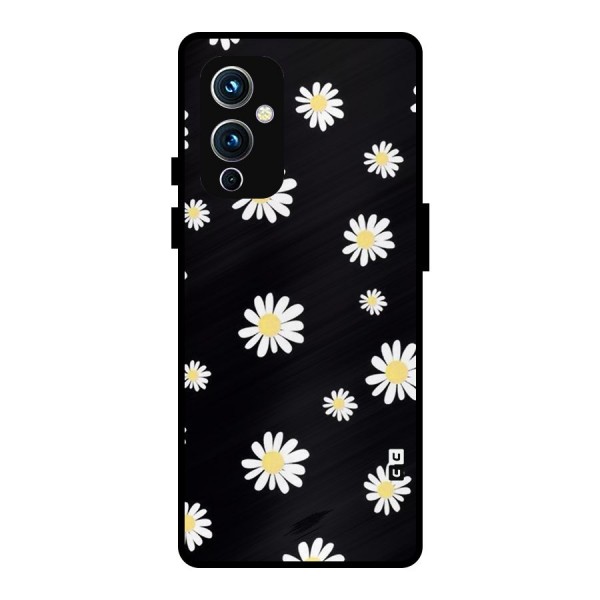 Simple Sunflowers Pattern Metal Back Case for OnePlus 9