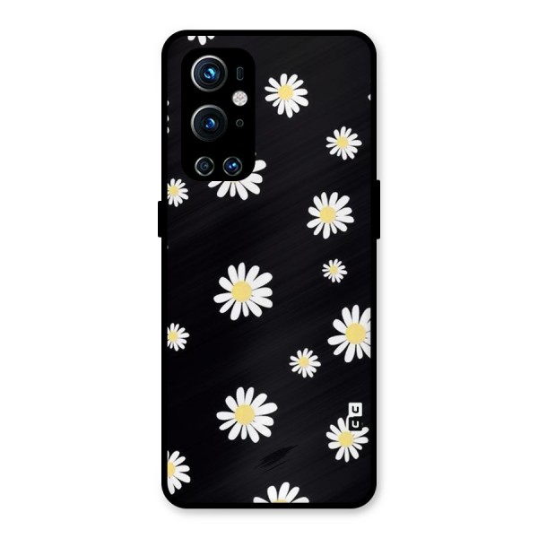 Simple Sunflowers Pattern Metal Back Case for OnePlus 9 Pro