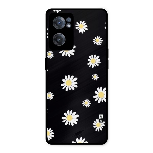 Simple Sunflowers Pattern Metal Back Case for OnePlus Nord CE 2 5G