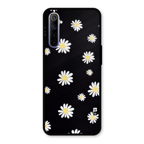 Simple Sunflowers Pattern Metal Back Case for Realme 6