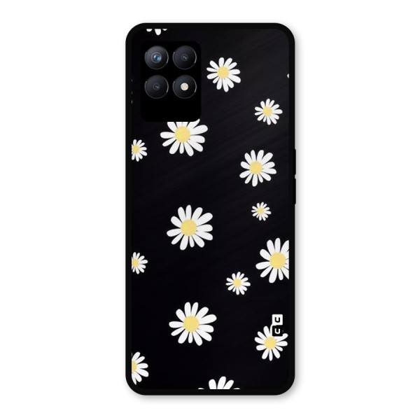 Simple Sunflowers Pattern Metal Back Case for Realme 8i