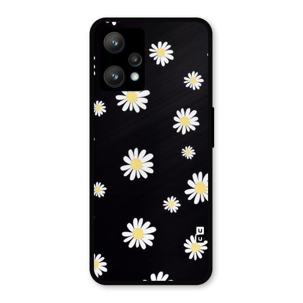 Simple Sunflowers Pattern Metal Back Case for Realme 9 Pro Plus 5G