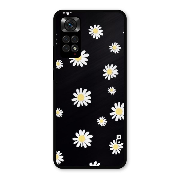 Simple Sunflowers Pattern Metal Back Case for Redmi Note 11s